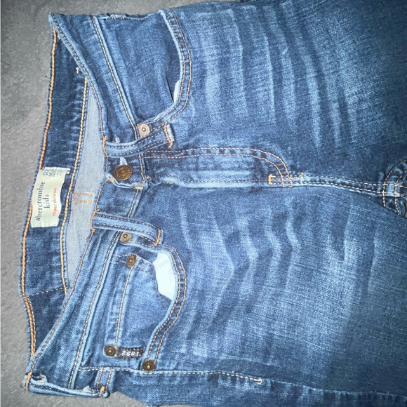 Abercrombie & Fitch Kids Medium Wash Super Skinny Jeans Size 15/16 Slim - Picture 4 of 9